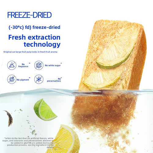 Premium Artisan Freeze-Dried Fruit Tea Ritual Blocks