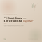 Let's find out together | E-book
