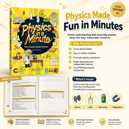 Physics in a Minute – The Comic Book Edition